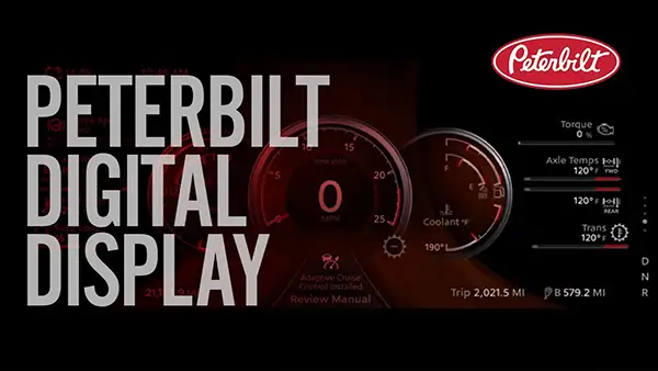 New Peterbilt Digital Display